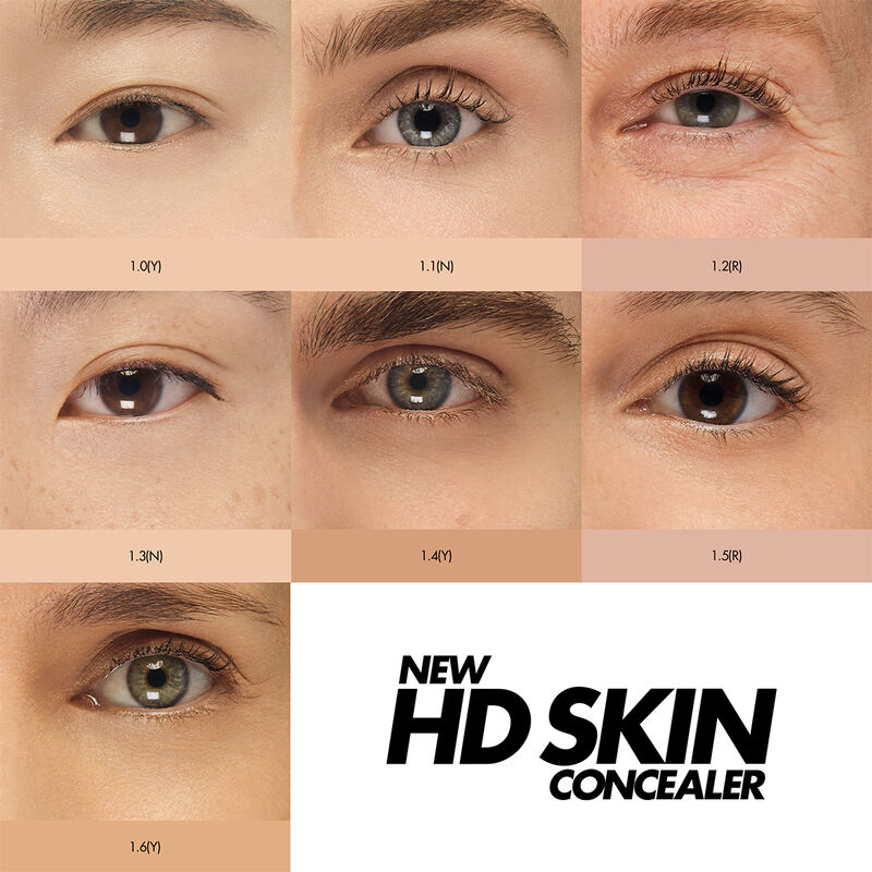 HD SKIN CONCEALER - Buildable concealer: smoothing & blurring effect